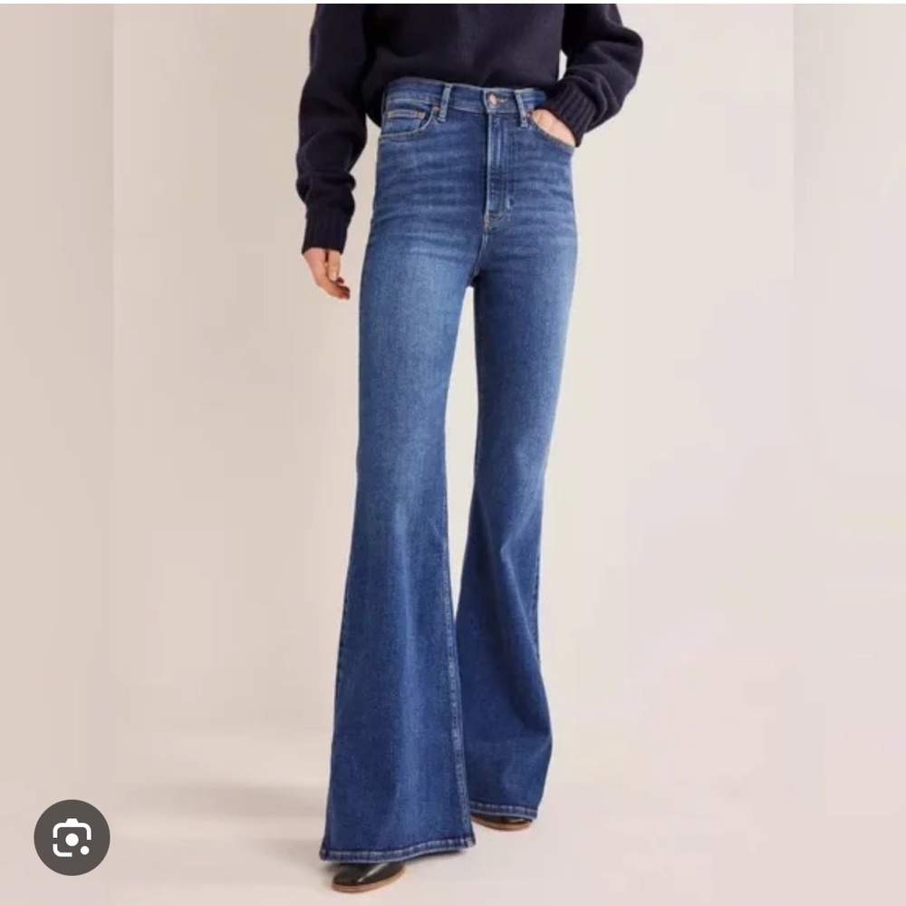 boden ultra high rise super flare jeans 27 - Picture 2 of 7